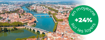 Toulouse passe en zone Pinel A : +24% sur les loyers en moyenne