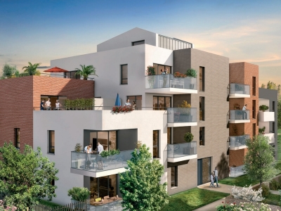 Programme neuf Coté Golf : Appartements Neufs Toulouse : Saint-Simon référence 5004