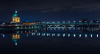 Le pont Saint-Pierre à Toulouse la nuit