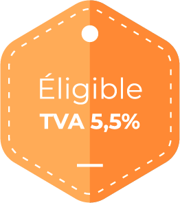 Éligible à la TVA réduite à 5,5%
