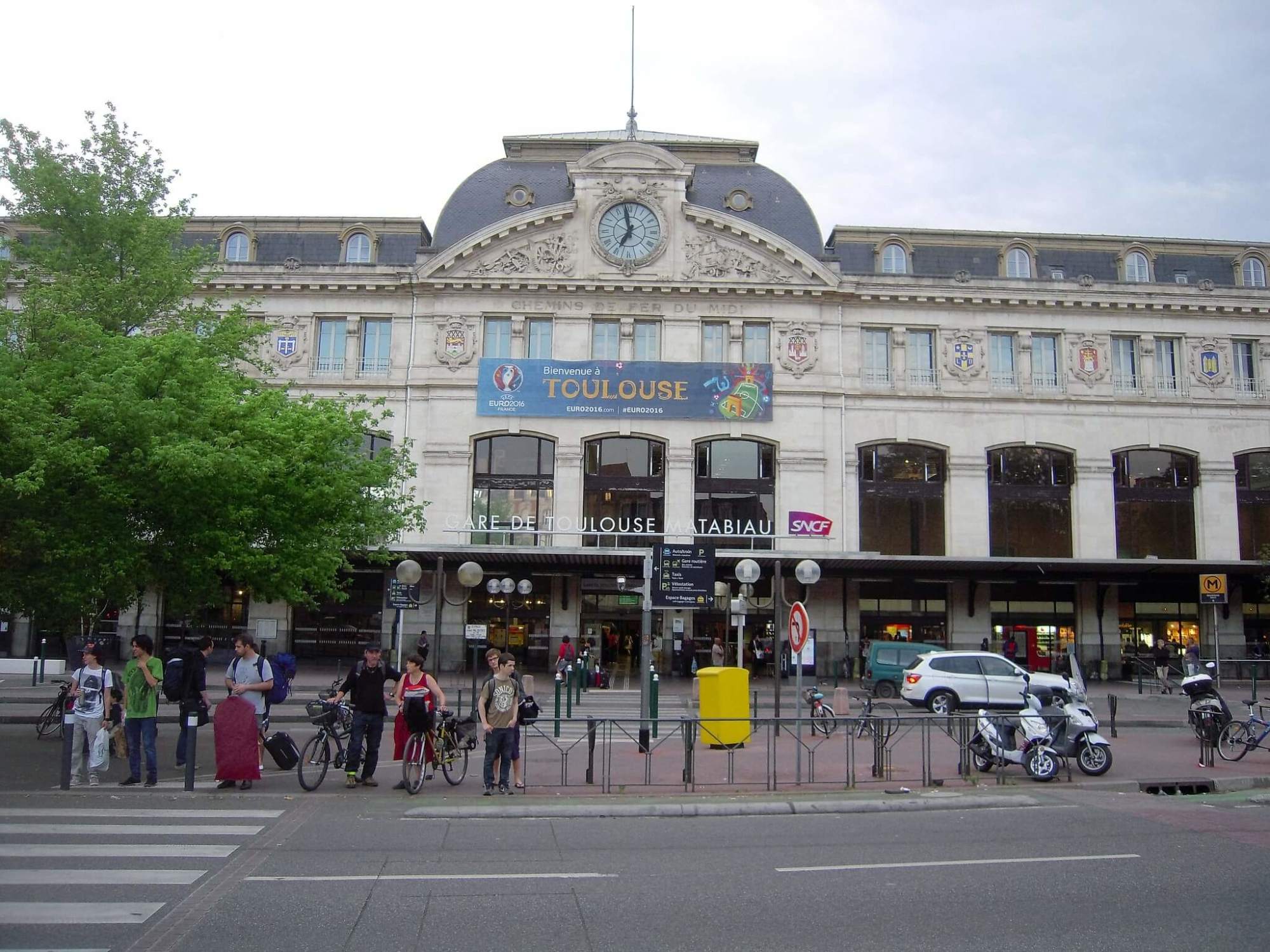 la gare de Toulouse Matabiau