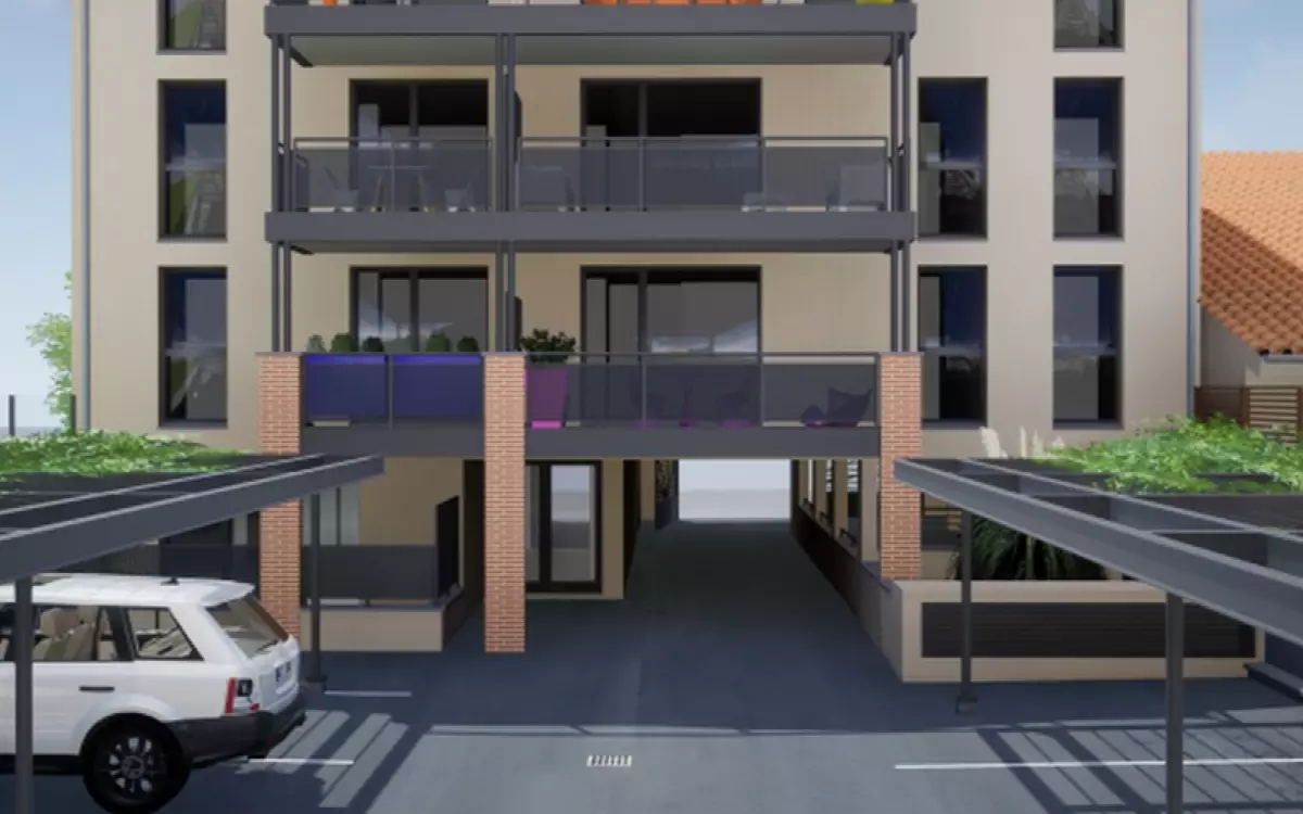 Programme neuf Ô coeur de ville : Appartements neufs à Castanet-Tolosan référence 4799, aperçu n°3