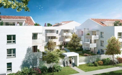 Programme neuf Parc Romane : Appartements Neufs Toulouse : Roseraie référence 4908