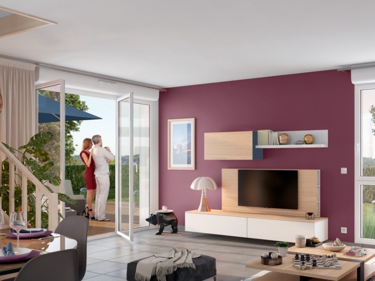 Programme neuf Nuances Celadon : Appartements neufs à Saint-Simon référence 5002, aperçu n°1