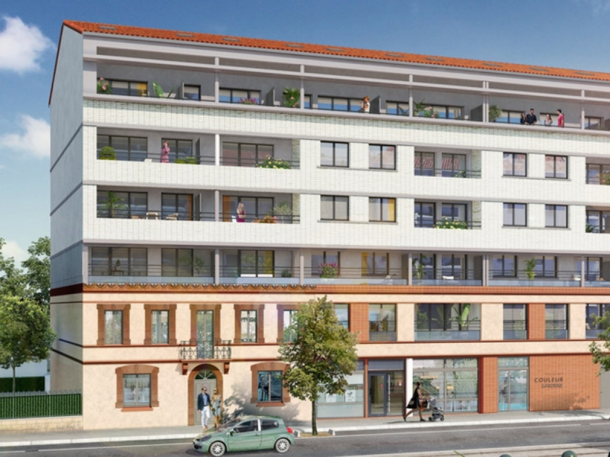 Programme neuf Couleur Garonne : Appartements neufs à Croix de Pierre référence 4850, aperçu n°0