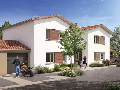 Programme neuf Villa Lumière : Maisons Neuves Gratentour référence 4865