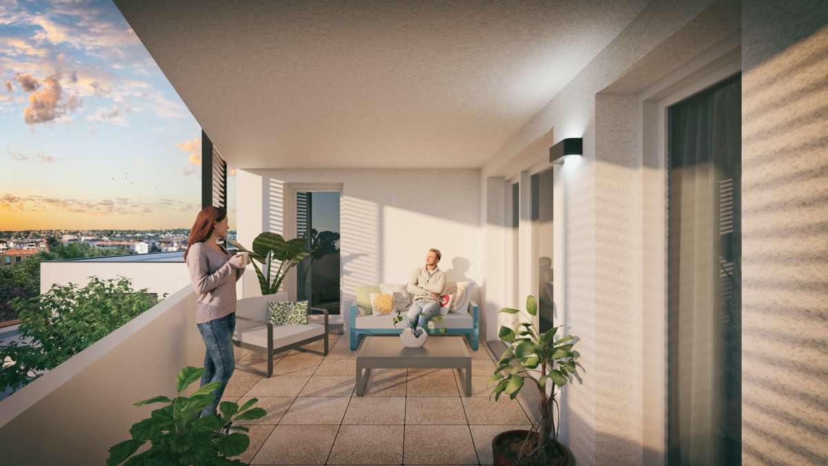 Programme neuf Fancy : Appartements neufs à Barrière de Paris référence 4127, aperçu n°2