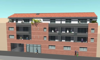 Programme neuf Jardins de Papin : Appartements Neufs Toulouse : Côte Pavée référence 4139