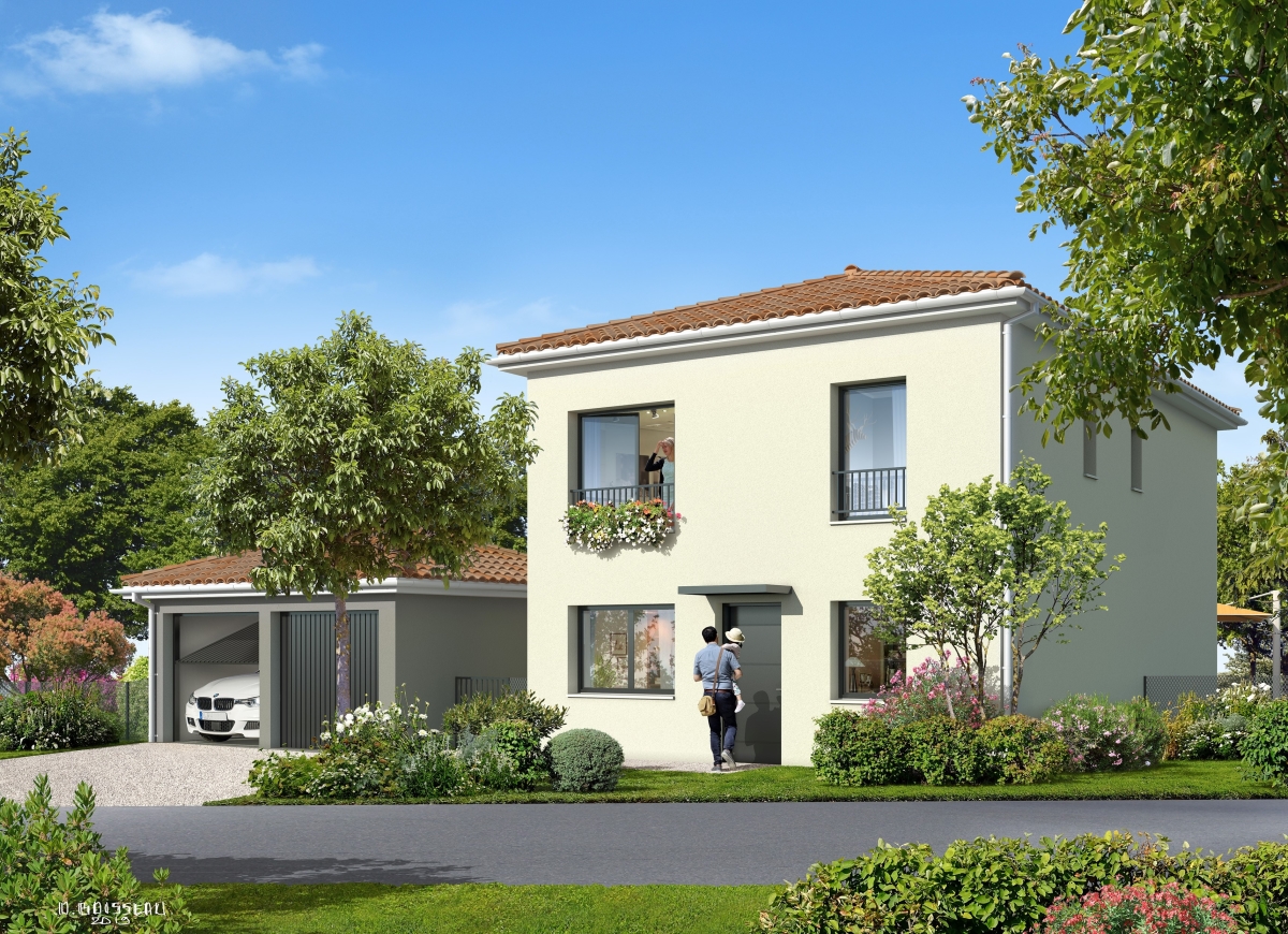 Programme neuf Coteaux de Belpech : Maisons neuves et appartements neufs à Castelmaurou référence 4354, aperçu n°3