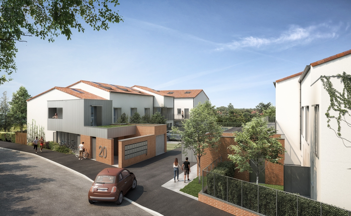 Programme neuf Nova : Maisons neuves et appartements neufs à Borderouge référence 4396, aperçu n°0