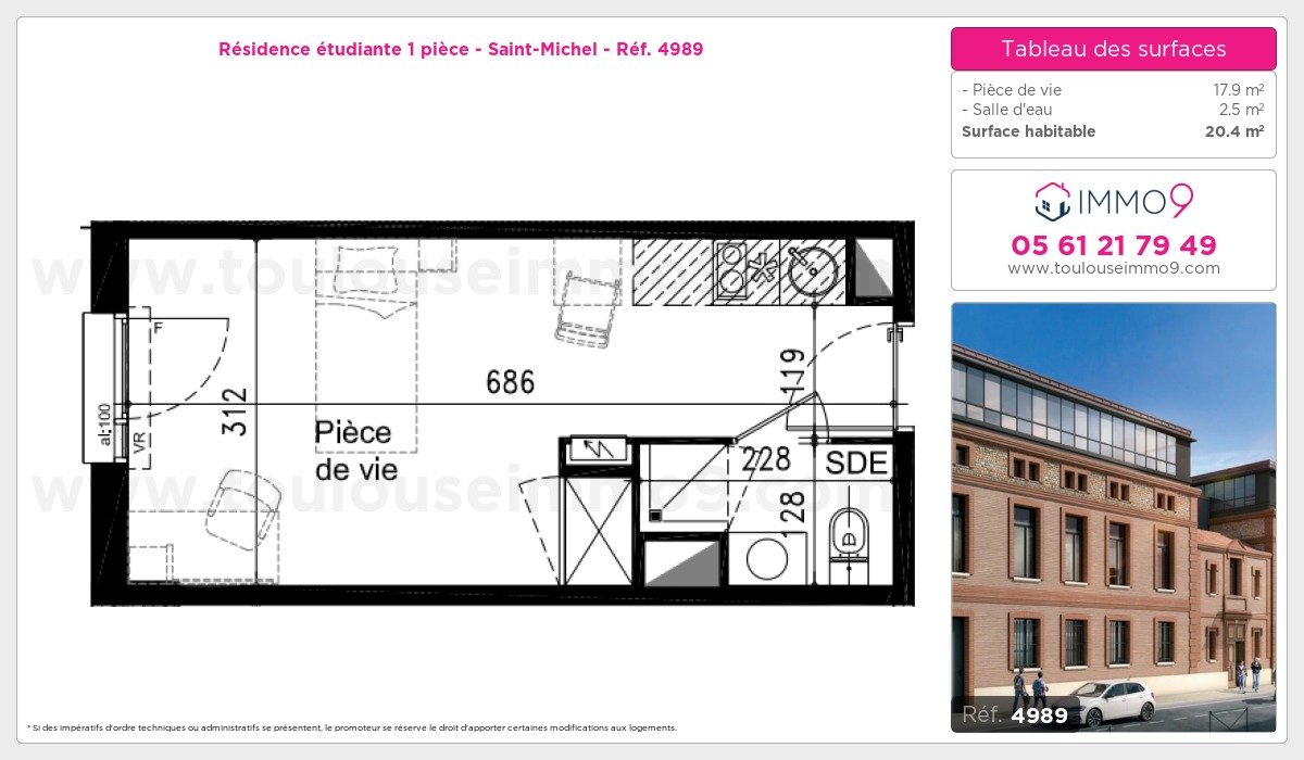 Plan et surfaces, Programme neuf  Référence n° 