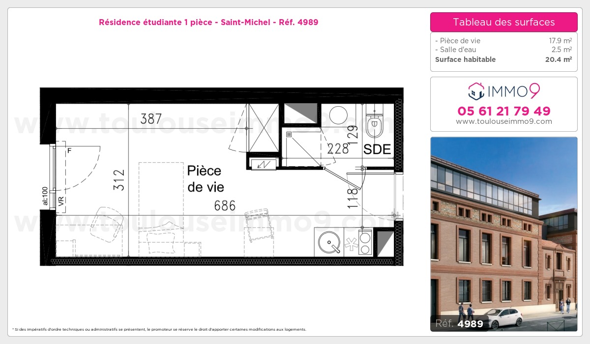 Plan et surfaces, Programme neuf  Référence n° 