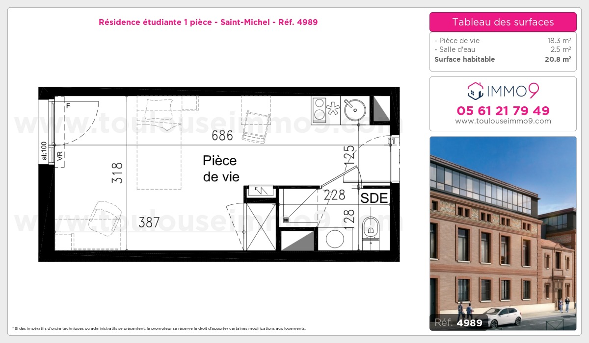 Plan et surfaces, Programme neuf  Référence n° 