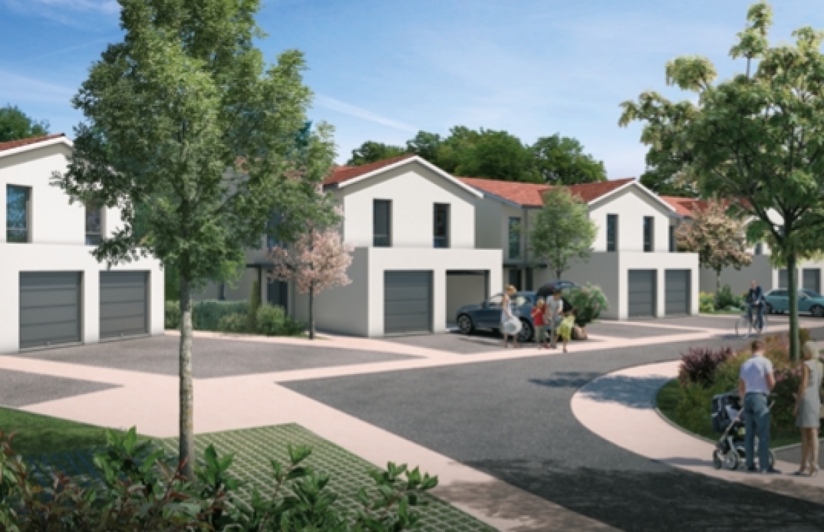 Programme neuf Oxalis : Maisons neuves et appartements neufs à Frouzins référence 4680, aperçu n°3
