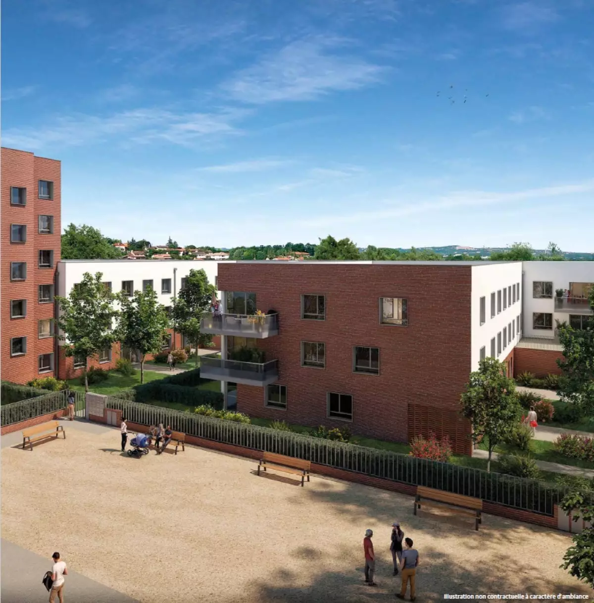 Programme neuf Héritage : Maisons neuves et appartements neufs à Montaudran référence 4708, aperçu n°4