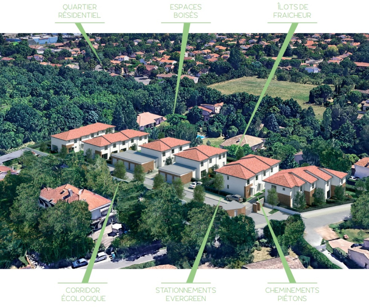 Programme neuf Villas des Carmes : Maisons neuves à Montaudran référence 4712, aperçu n°3