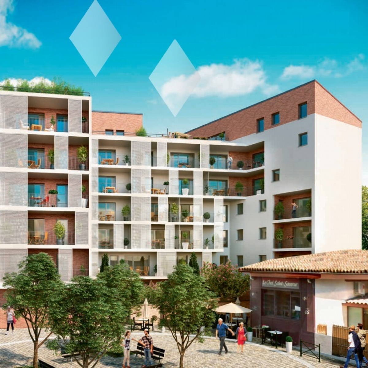 Programme neuf Halle aux Grains : Appartements neufs à Côte Pavée référence 4717, aperçu n°2