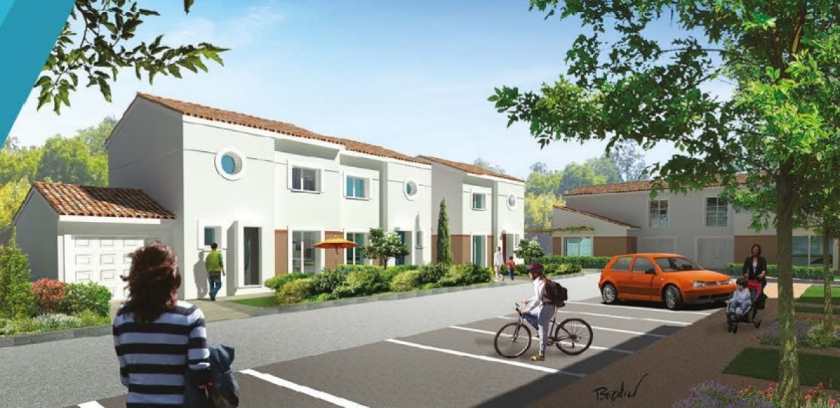 Programme neuf Clos Courbet : Maisons neuves et appartements neufs à Léguevin référence 4764, aperçu n°2