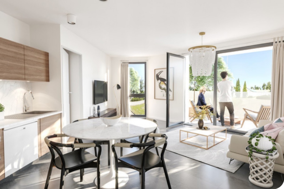 Programme neuf Terrasses de St Orens : Appartements neufs à Saint-Orens-de-Gameville référence 5055, aperçu n°2