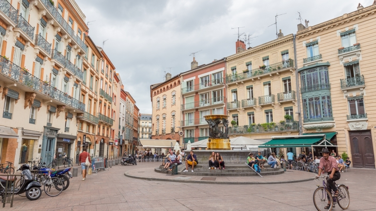 centre ville Toulouse - Une place du centre de Toulouse