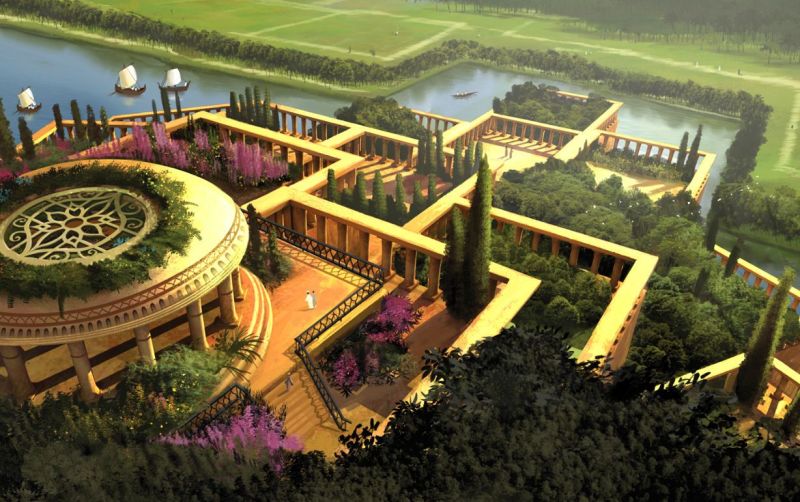 Jardins de Babylone - Visuel 3D des jardins de Babylone