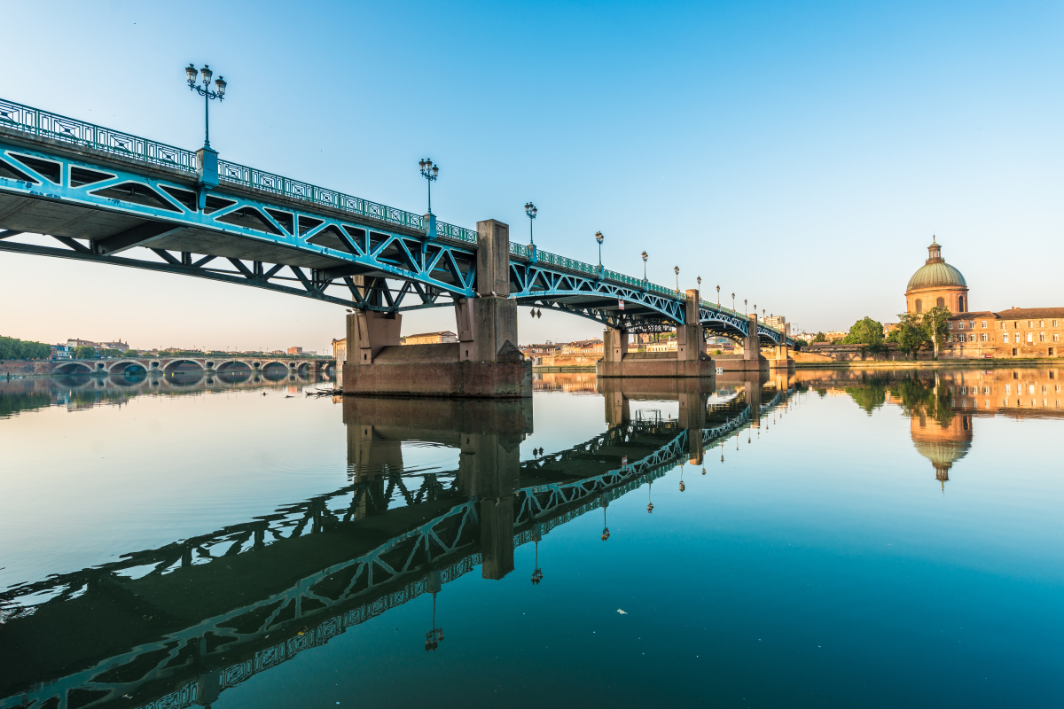 Aide premier achat immobilier - Le Pont Neuf de Toulouse vue depuis les quais de la Daurade