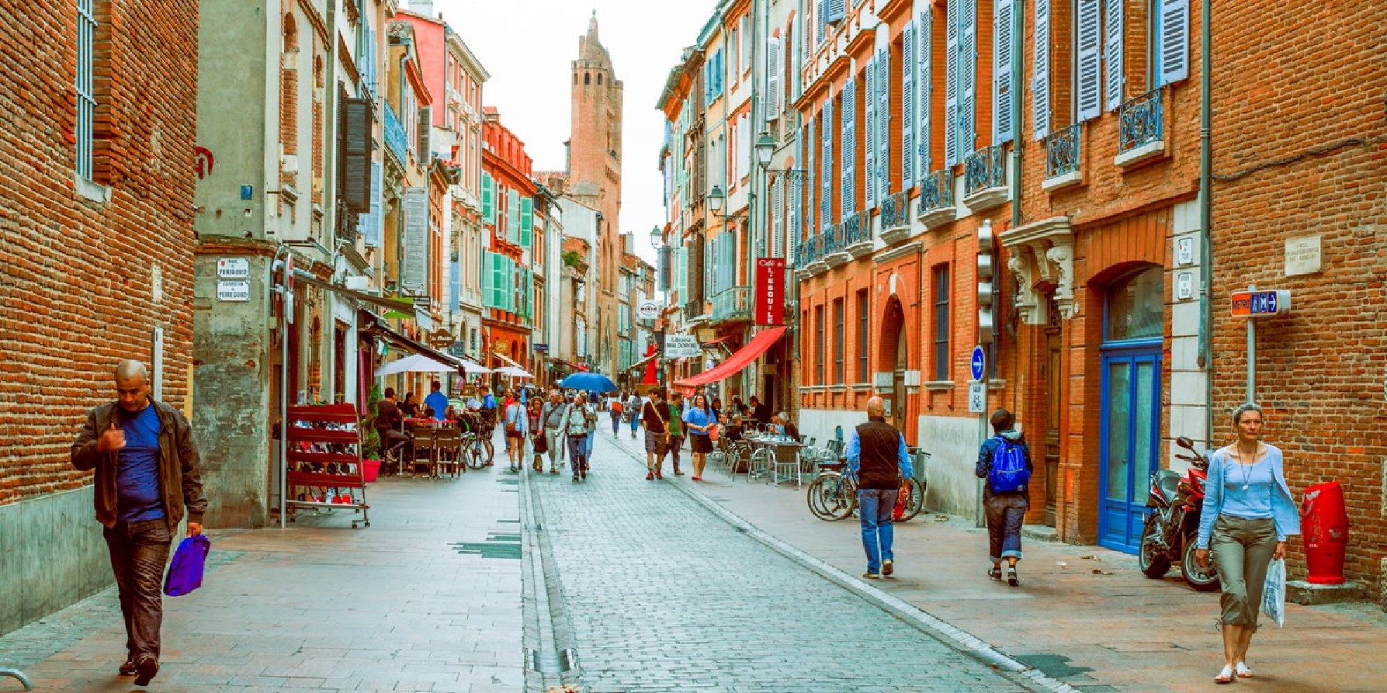 Rue du centre-ville de Toulouse