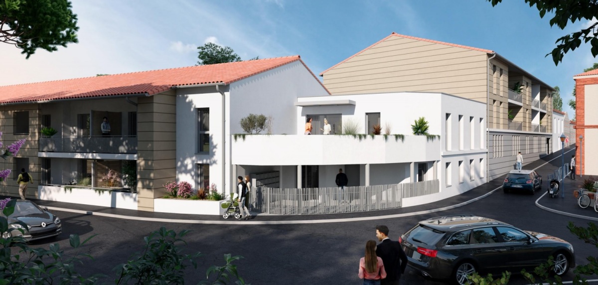 Programme neuf Cote Marche : Appartements neufs à Castelginest référence 5185, aperçu n°0