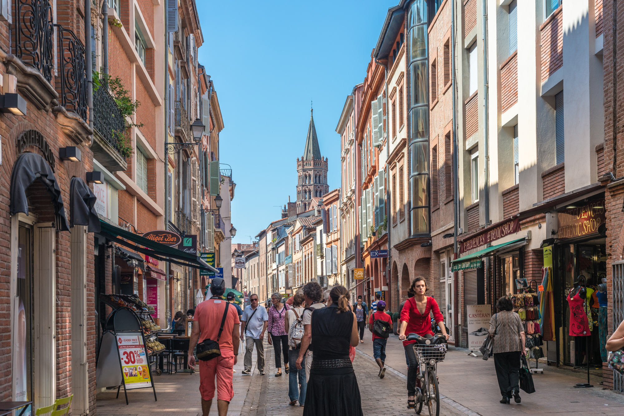 La rue du Taur à Toulouse