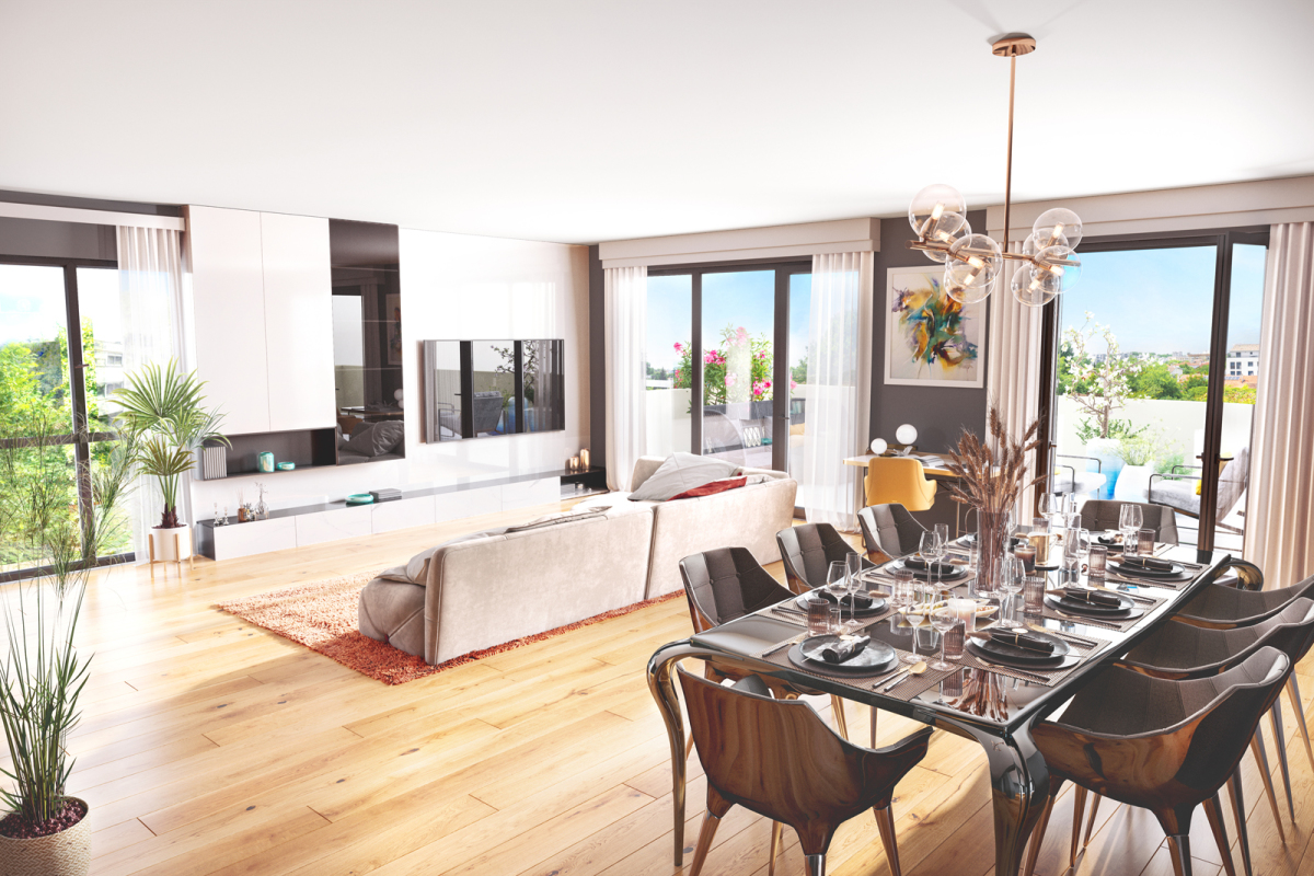 Programme neuf Nao : Maisons neuves et appartements neufs à Lalande référence 5157, aperçu n°2