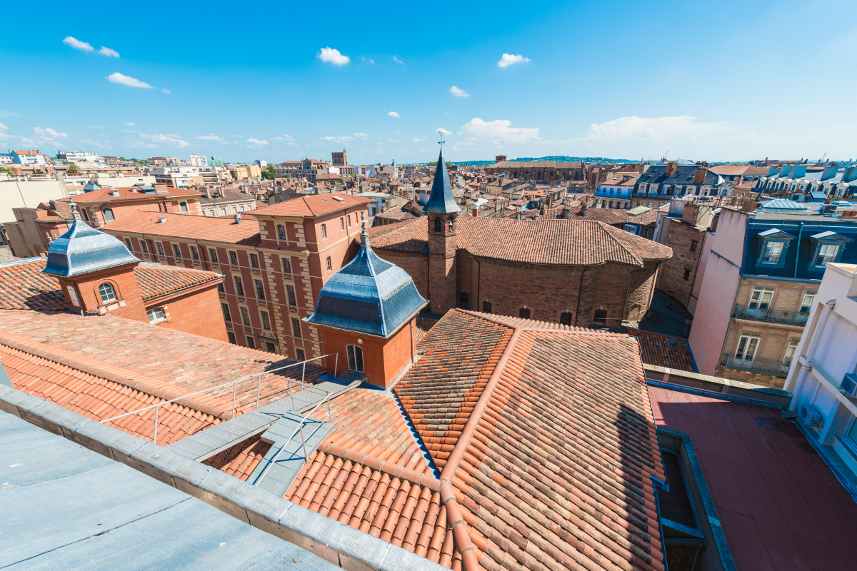 Histoire de Toulouse - Vue sur l'église Saint-Jérôme de Toulouse