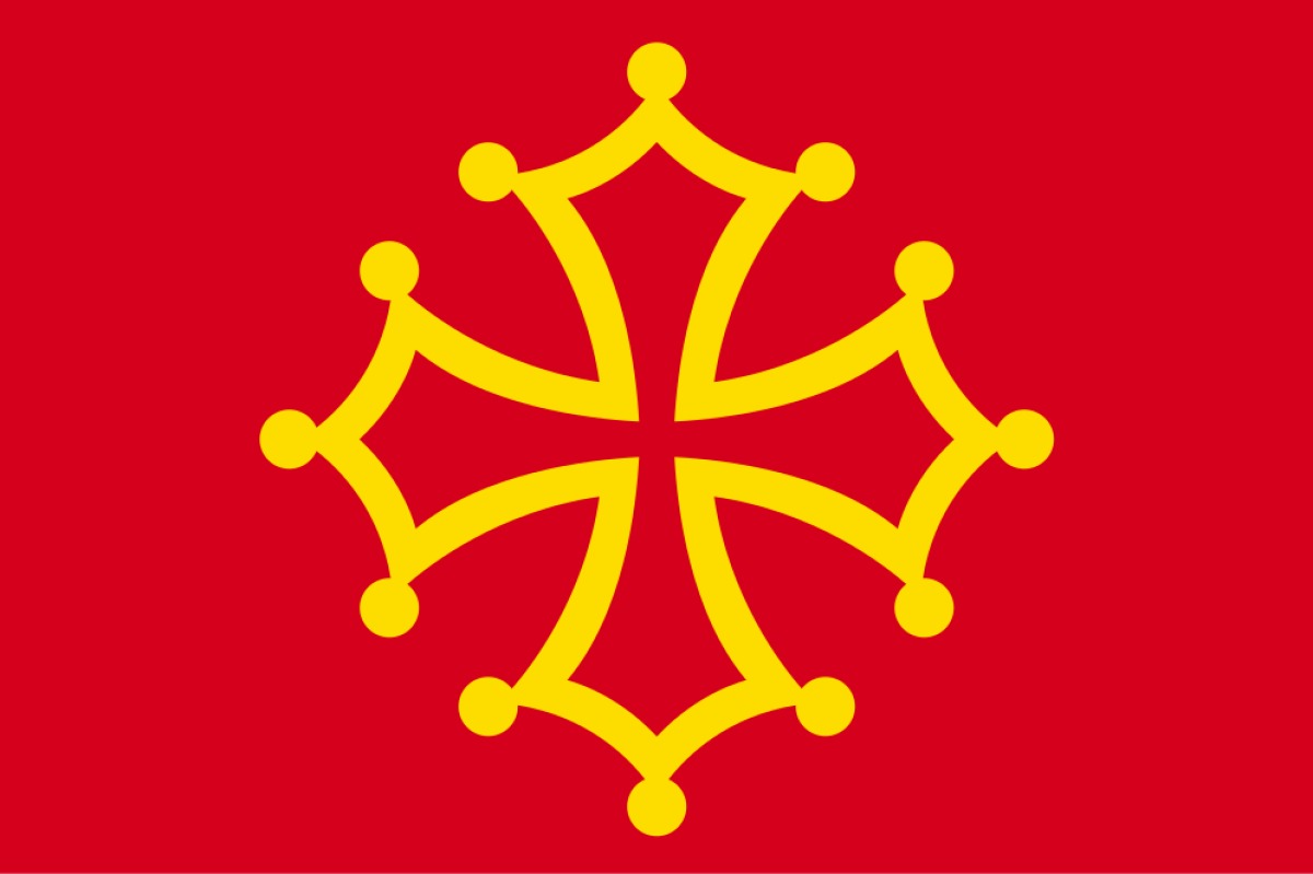 Histoire de Toulouse - Drapeau occitan