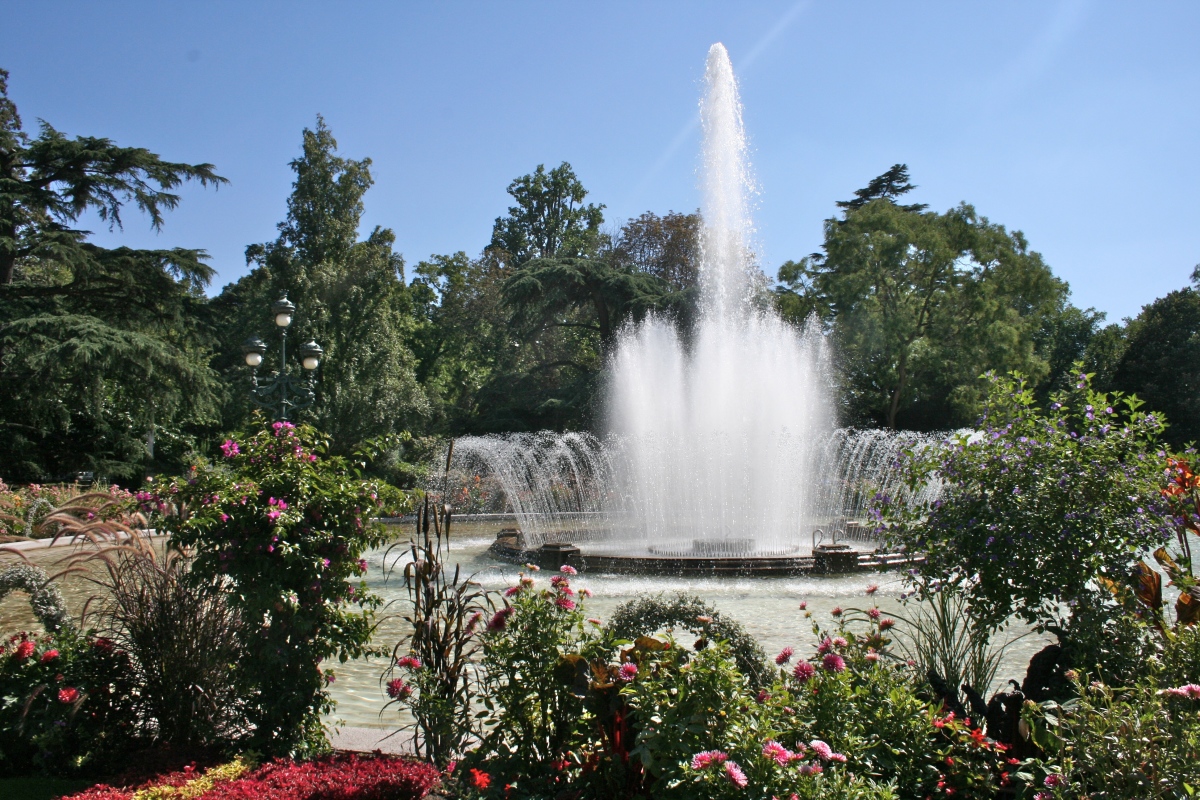 La fontaine du Jardin du Grand Rond