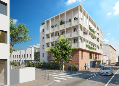 Programme neuf Cavalière : Appartements neufs et maisons neuves Toulouse : Patte d'Oie référence 5510