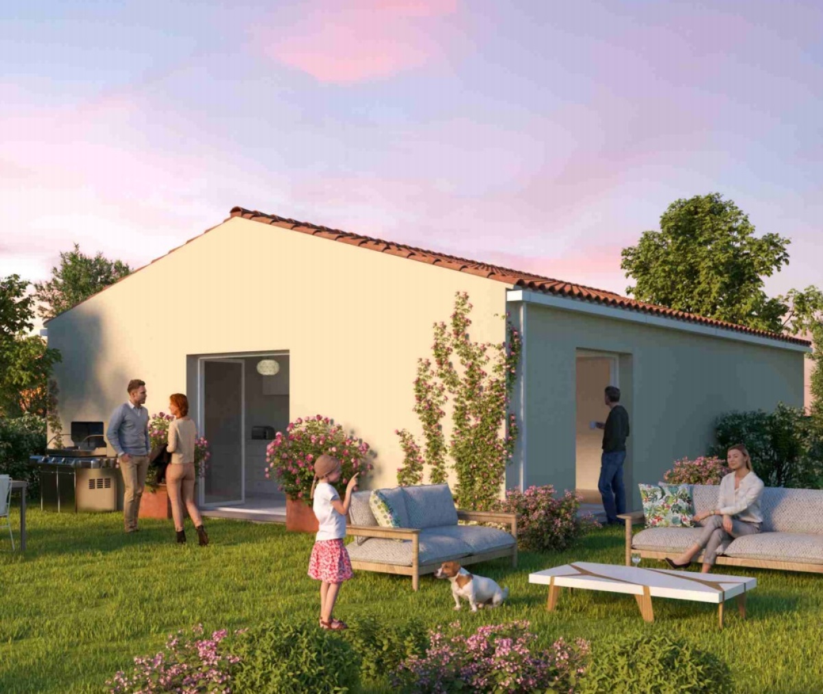 Programme neuf Domaine des Côteaux : Maisons neuves à Pechbonnieu référence 5534, aperçu n°2