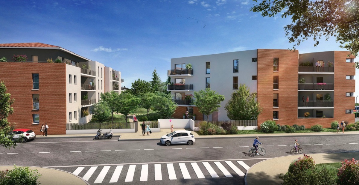 Programme neuf Jardin de Marius : Appartements neufs à Croix-Daurade référence 5550, aperçu n°0