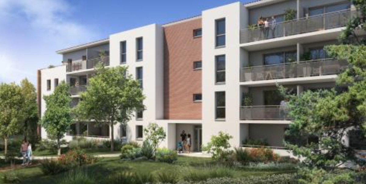 Programme neuf Jardin de Marius : Appartements neufs à Croix-Daurade référence 5550, aperçu n°2