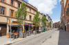 La rue Jean Suau à Toulouse