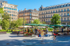 Toulouse et la fontaine Boulbonne près du Capitole