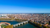 acheter appartement neuf Toulouse - Une vue aérienne de la ville de Toulouse et de la Garonne