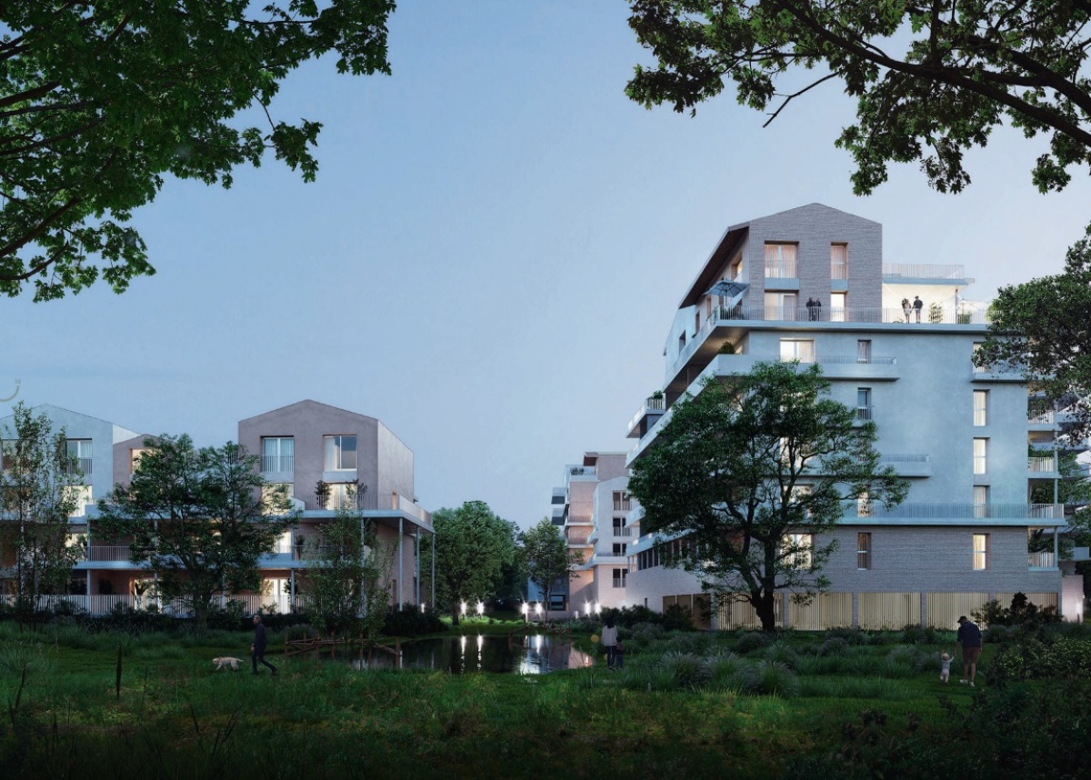 Programme neuf Parc du Faubourg : Appartements neufs à Montaudran référence 5614, aperçu n°1