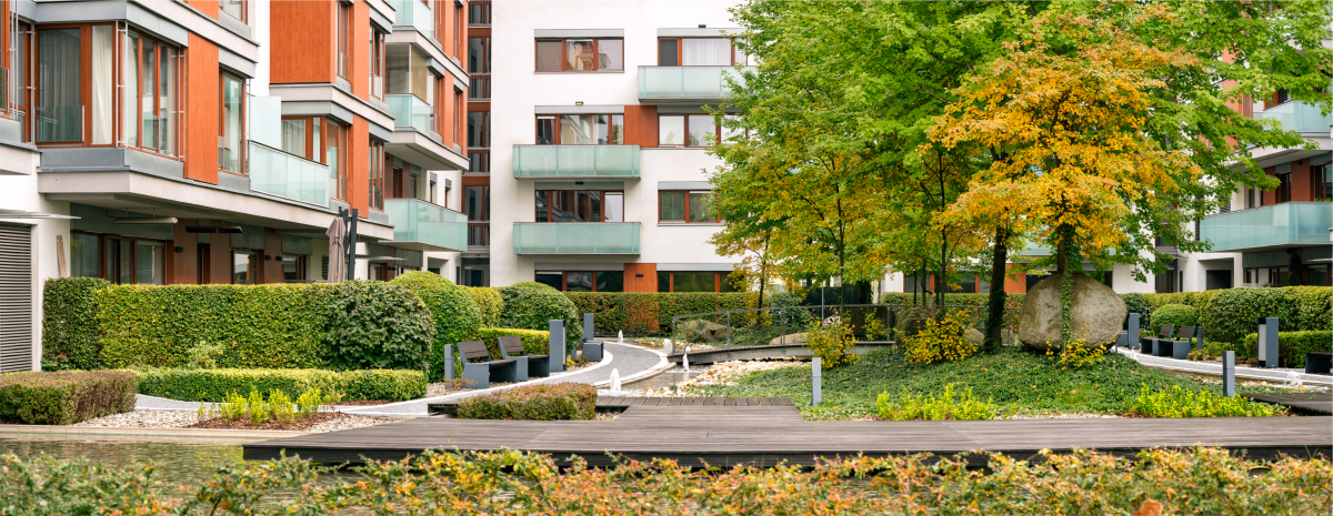 quartier Guillaumet à Toulouse - vue d’un quartier vert