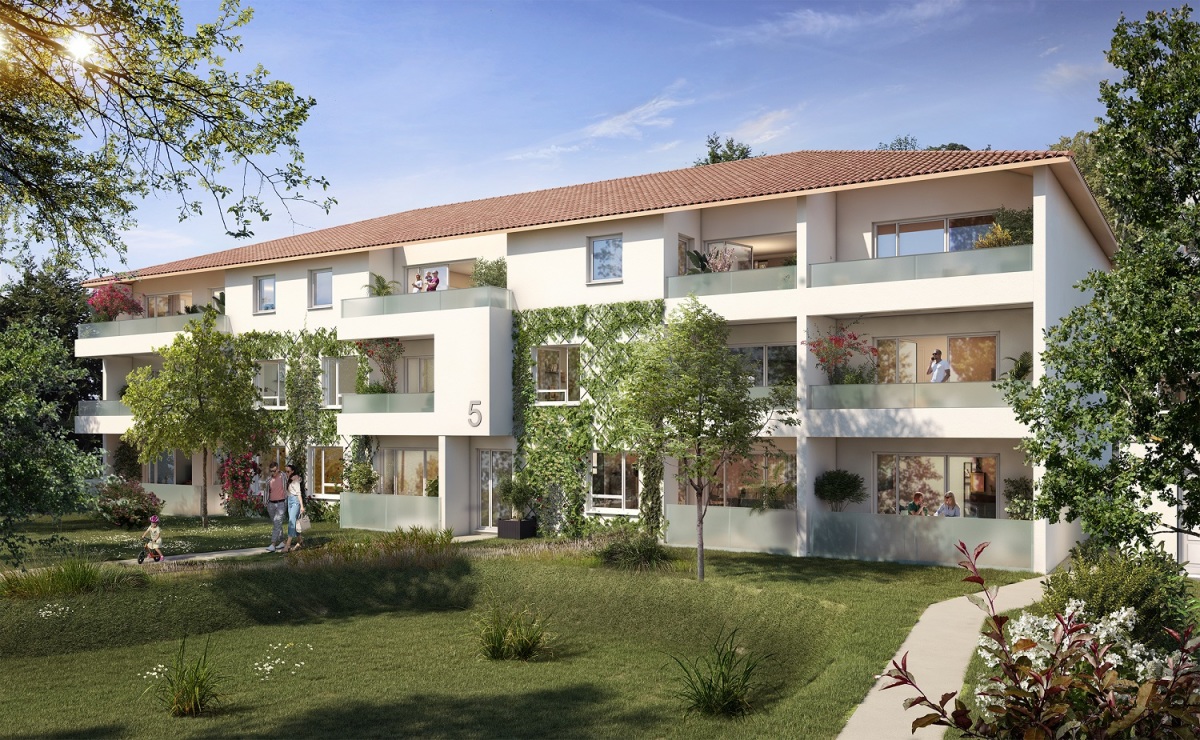 Programme neuf Broceliande : Appartements neufs à Villeneuve-Tolosane référence 5657, aperçu n°2