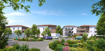 Programme neuf Jardins de Charles : Appartements Neufs Cugnaux référence 5703