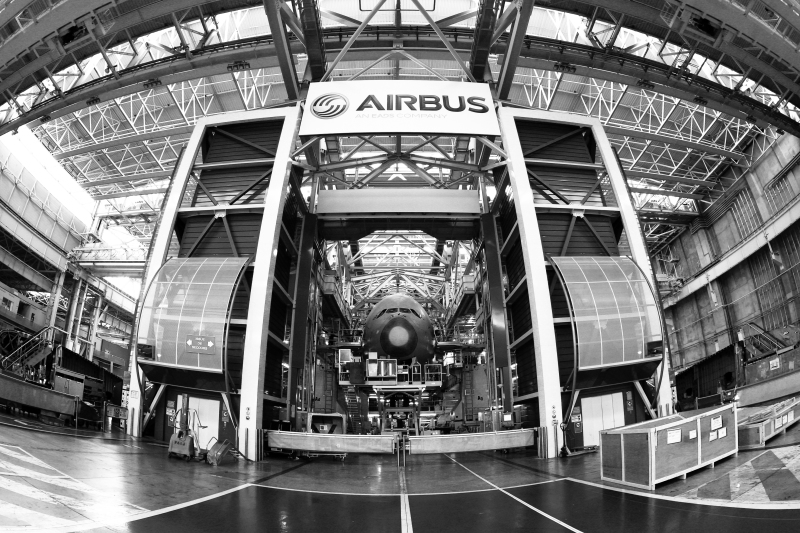 Quartiers où investir à Toulouse – chaine de montage d’un avion Airbus