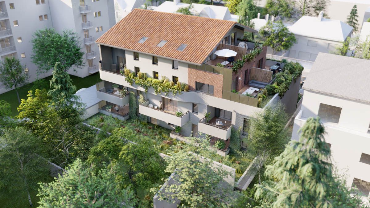 Programme neuf Villa des Cèdres : Appartements neufs à Rangueil référence 5739, aperçu n°0