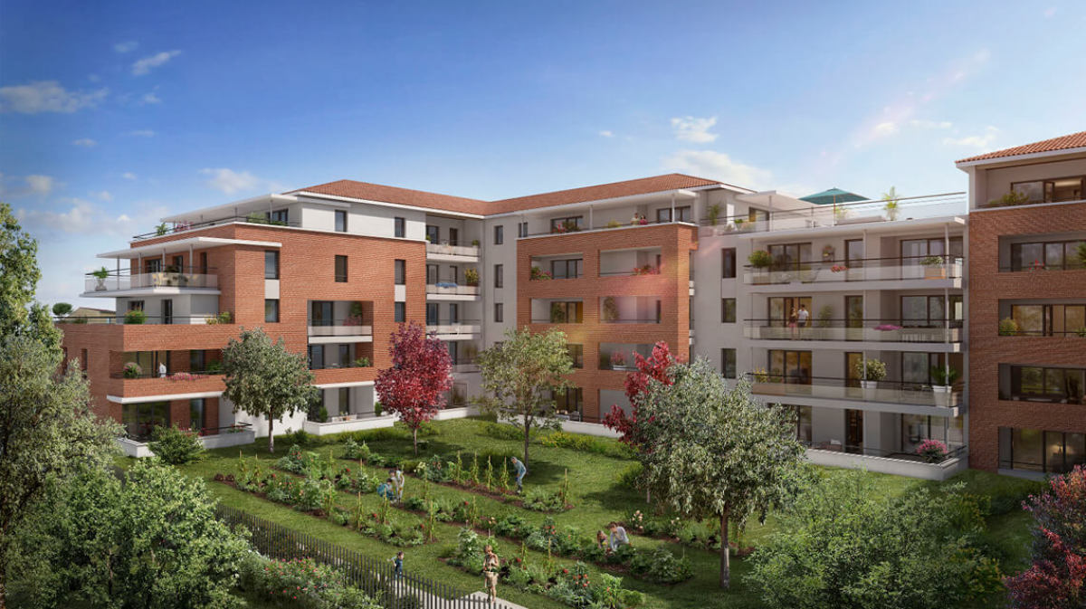 Programme neuf Jardin des Plantes : Appartements neufs à Castanet-Tolosan référence 5751, aperçu n°2