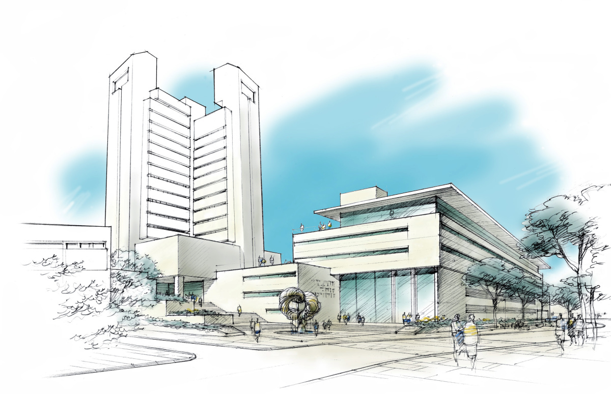 Joan Busquets – Croquis d’immeubles