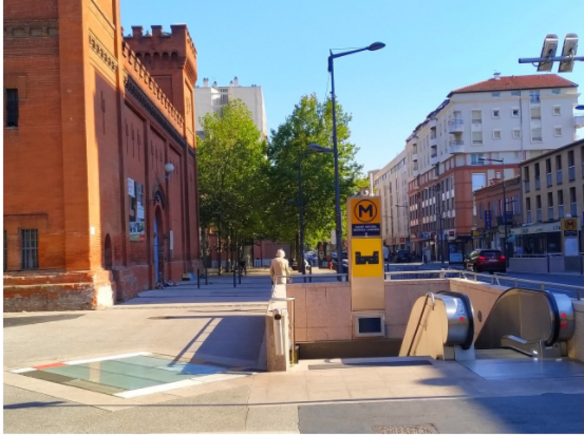 Immobilier neuf Toulouse Saint-Michel – vue sur la station de métro Saint-Michel