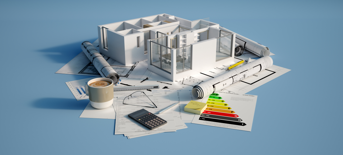 rénovation énergétique Toulouse – Représentation 3D d’un appartement à rénover